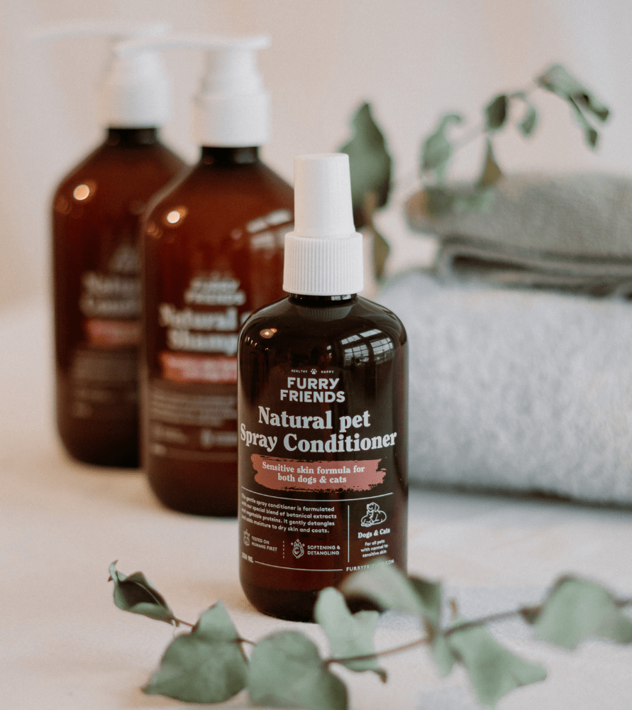Furry Friends Natural Pet Spray Conditioner Shop Salon Products Online GEORGIA ATLANTA ROME ROCKMART