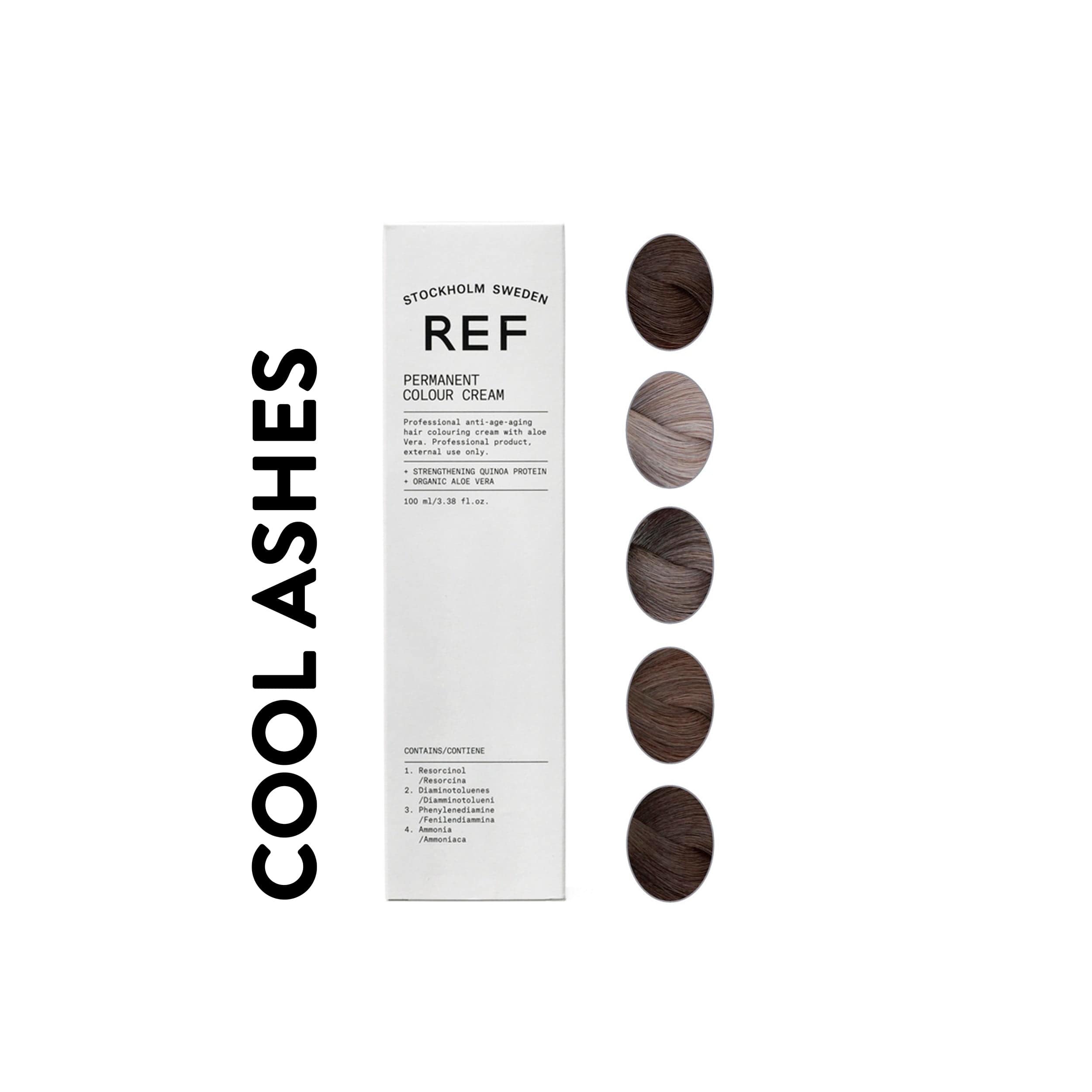 REF Permanent Hair Color, Cool Ashes