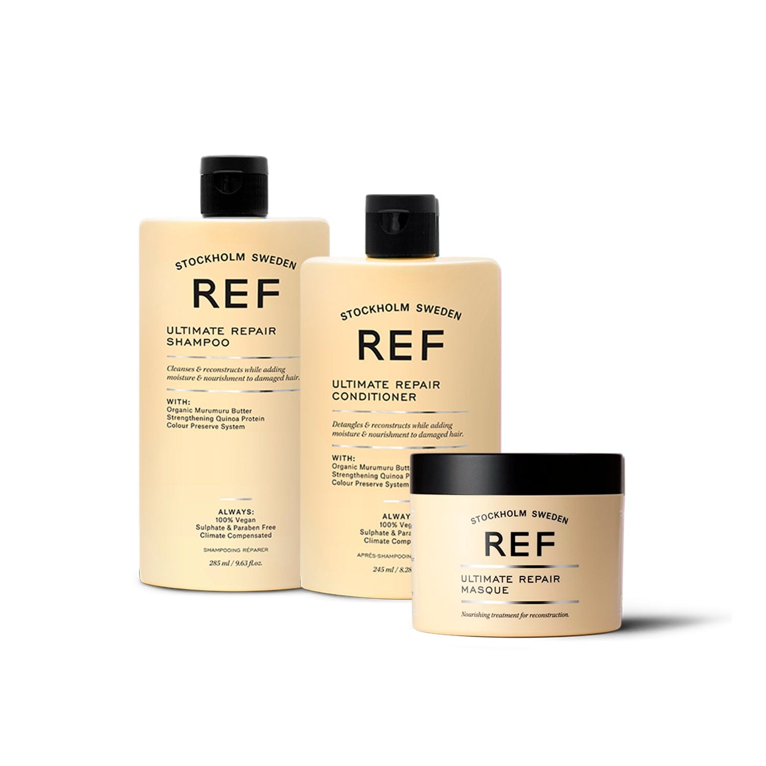 renderen Langwerpig Voldoen REF Ultimate Repair Set (Shampoo+Conditioner+Masque)