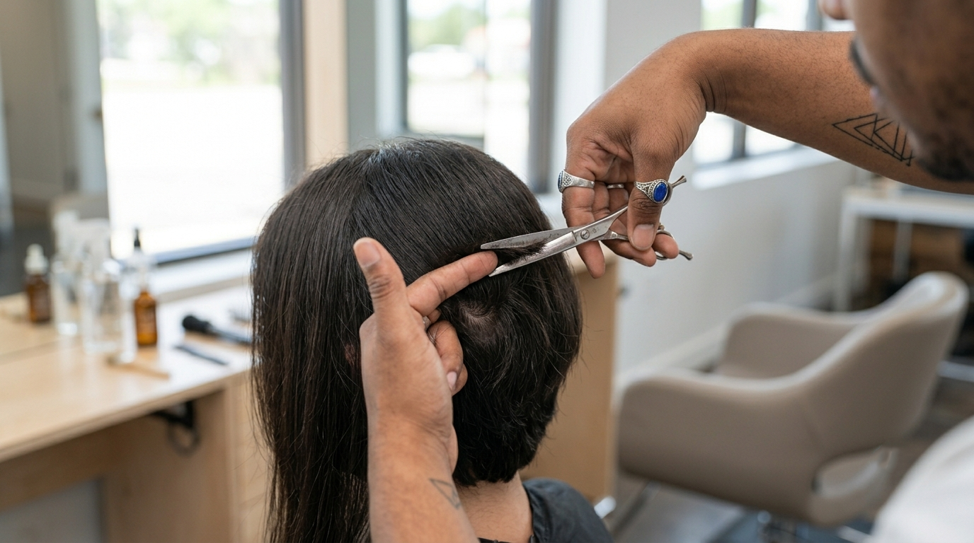 Managing Perimeter Bounce: How Natural Hair Growth Direction Alters Bob Line Precision