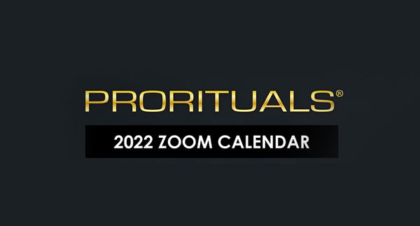 Prorituals 2022 Education Zoom Calendar