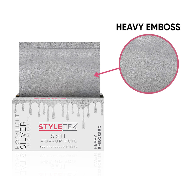 Styletek Silver Pop-Up Foil Heavy Emboss