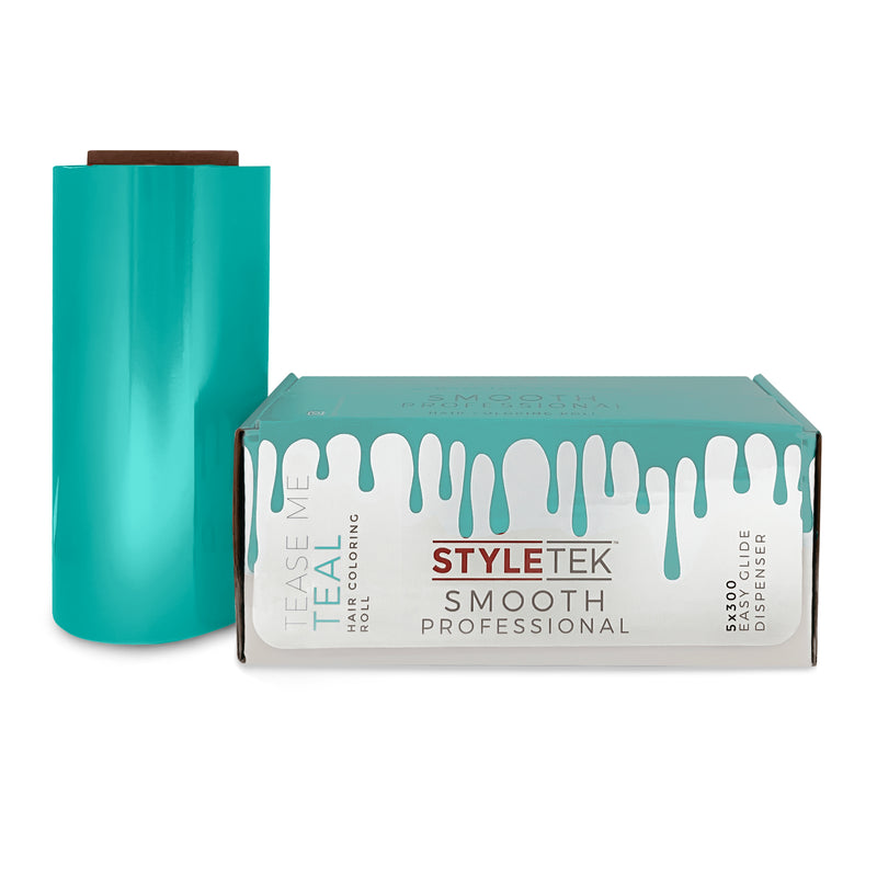 Styletek Tease Me Teal -SMOOTH Foil Roll (300FT)