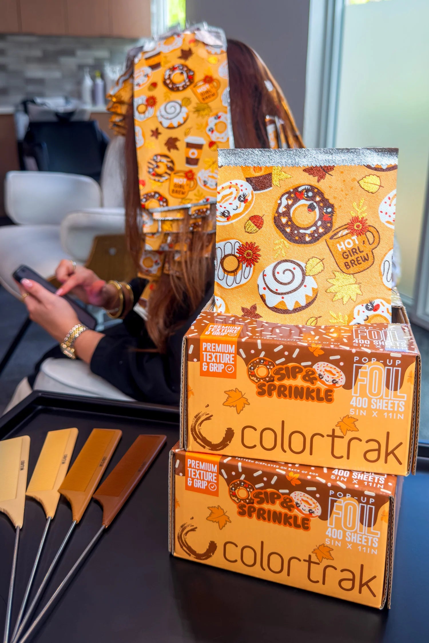 Colortrak Sip &amp; Sprinkle Pop-Up Hair Foil