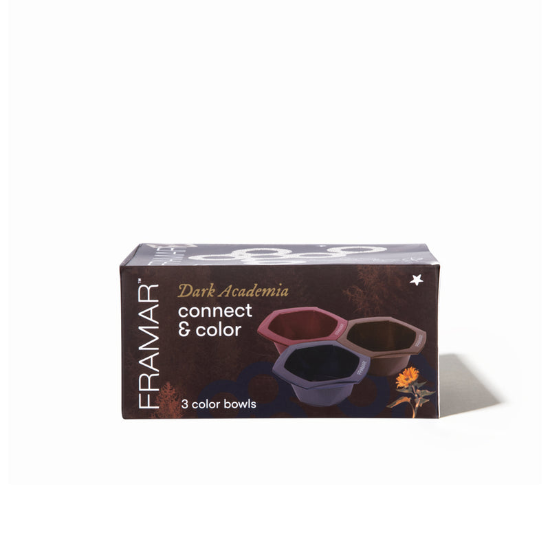 Framar Dark Academia Connect & Color Bowls - 3 Pack