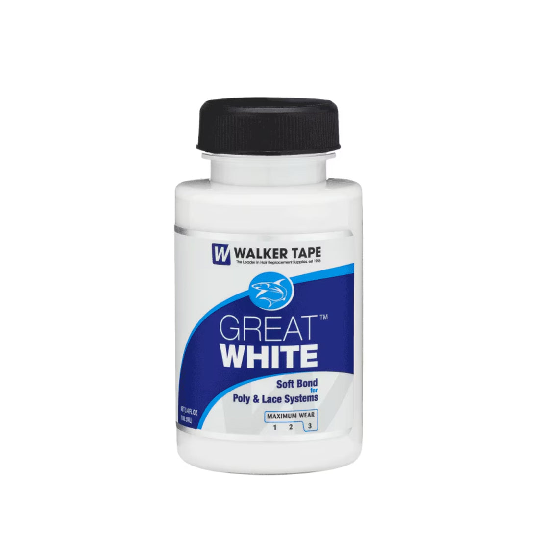 Walker Tape® Great White Brush-On Hair Extension Adhesive 3.4 fl oz