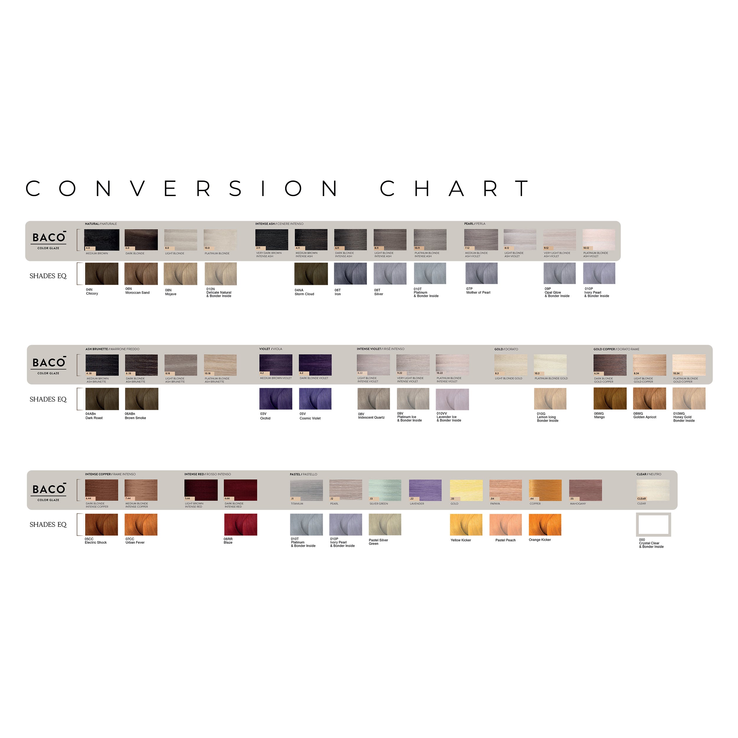 BACO Color Glaze Demi Permanent Hair Color | Naturals