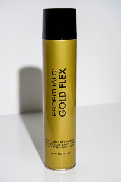 Prorituals Gold Flex Firm &amp; Flexible Hold Hairspray Shop Salon Products Online GEORGIA ATLANTA ROME ROCKMART