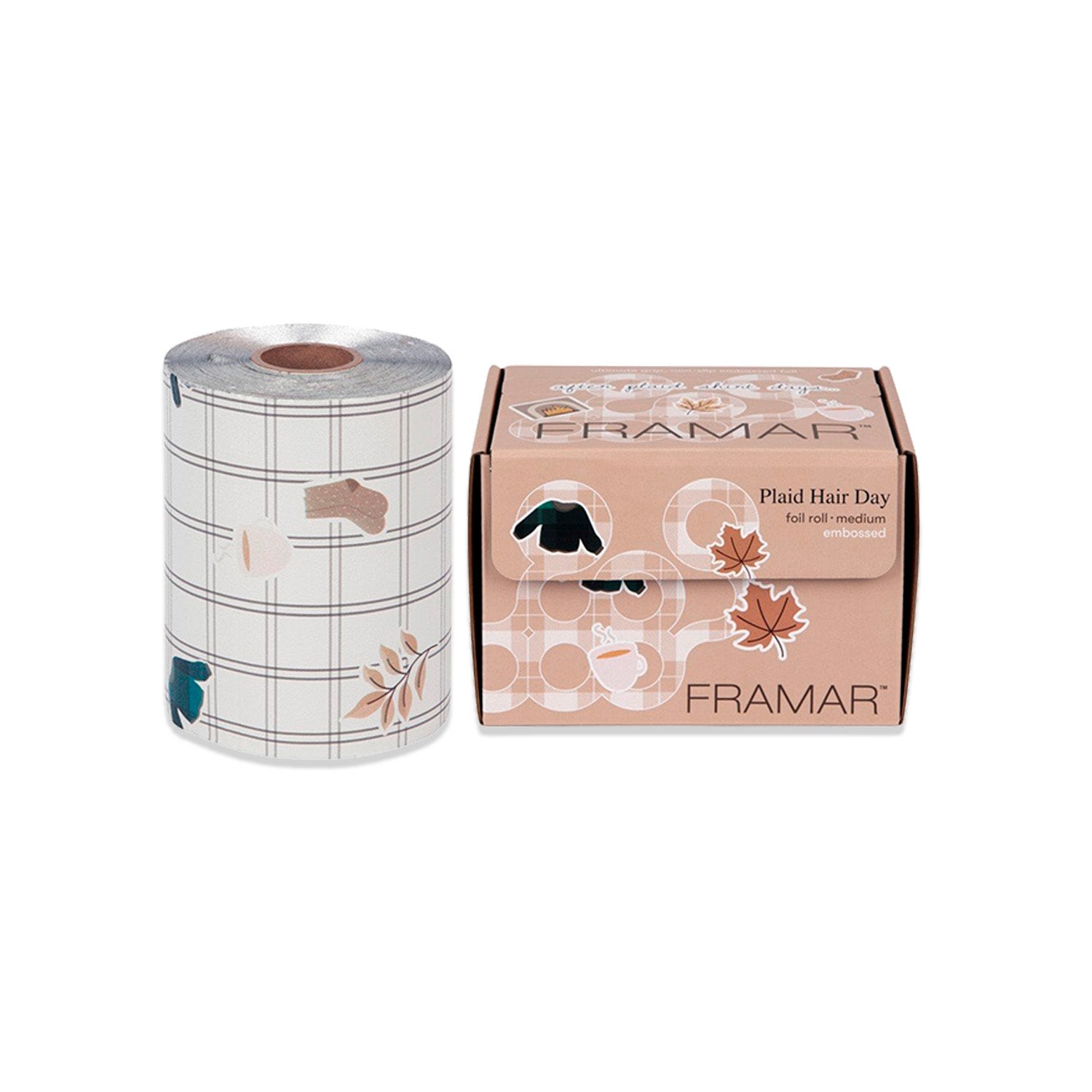 Framar - Plaid Hair Day Series - Embossed Roll