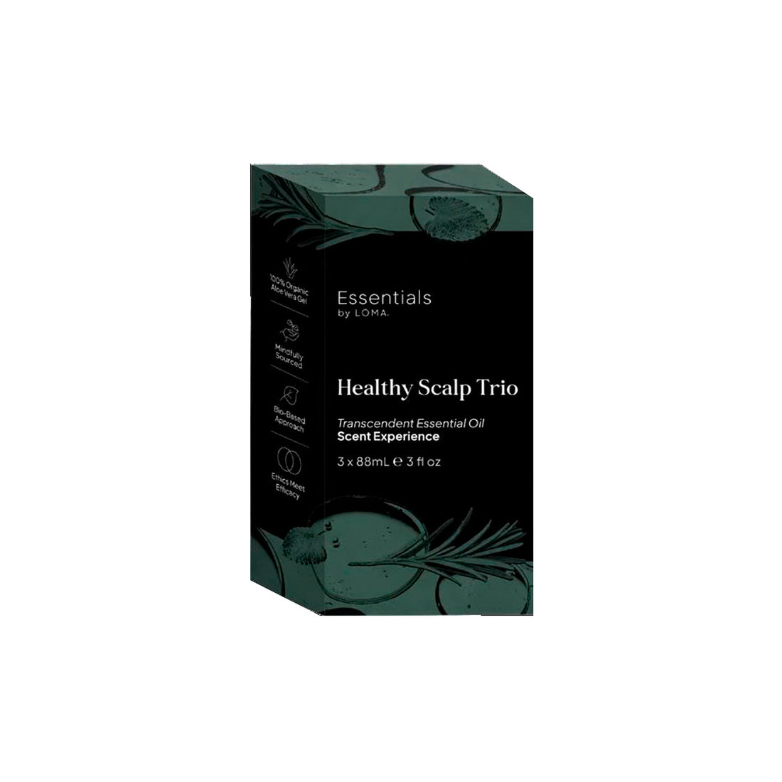 Essentials by Loma Healthy Scalp Travel Trio
