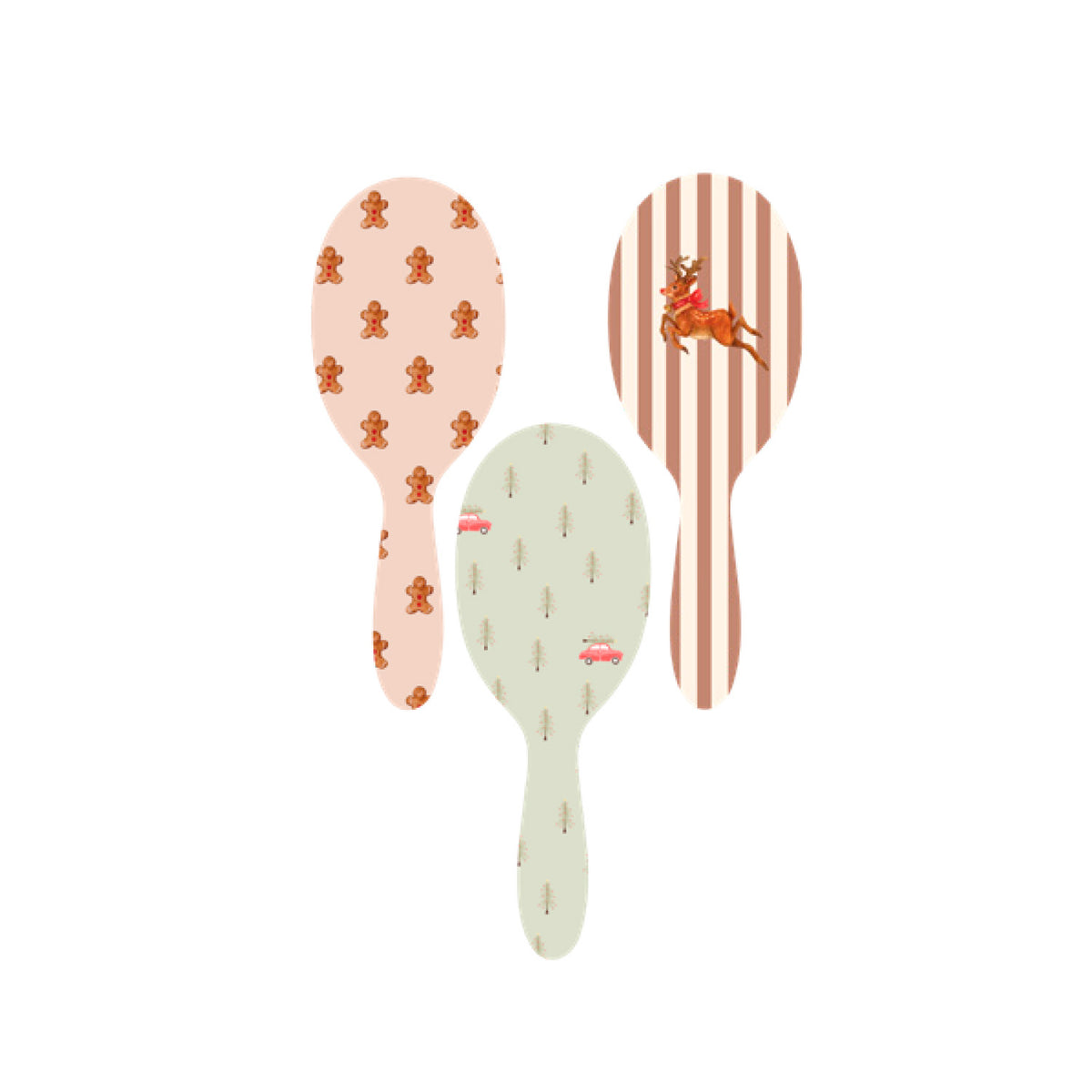 Framar Holly Days Detangle Brushes