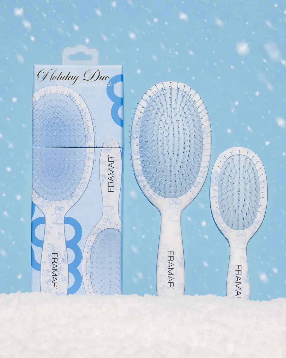 Framar Holiday Brush Duo