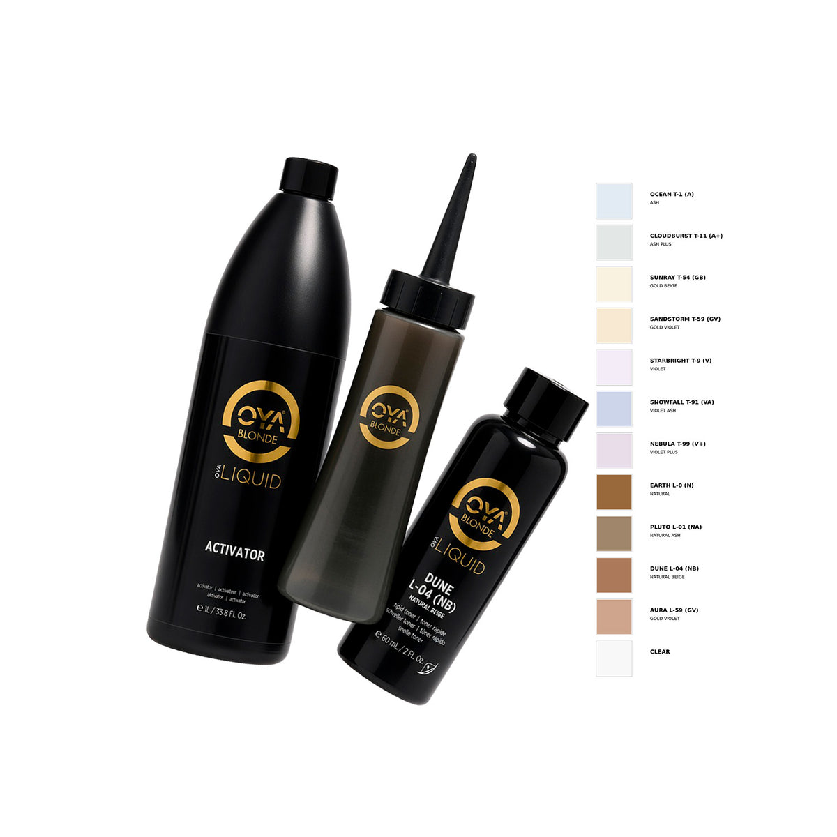 Oya Toner Special - Demi Permanent Rapid Toner Set