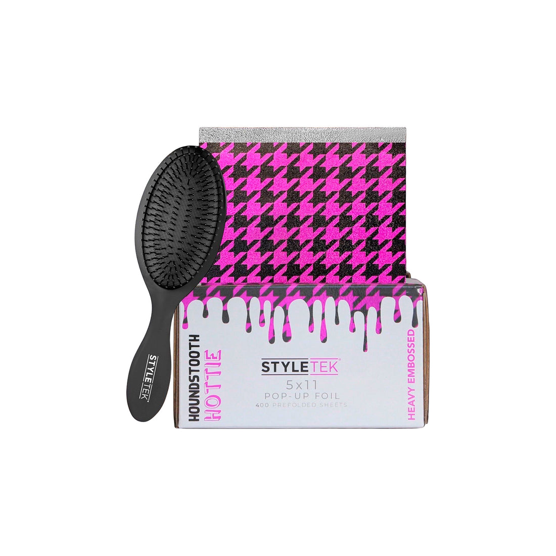 Styletek 5 x 11 Houndstooth Pop-Up Foil Hottie