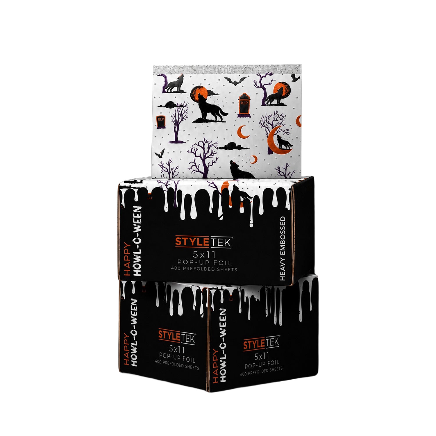 StyleTek Happy Hall-O-Ween 5x11 Pop-Up Foil