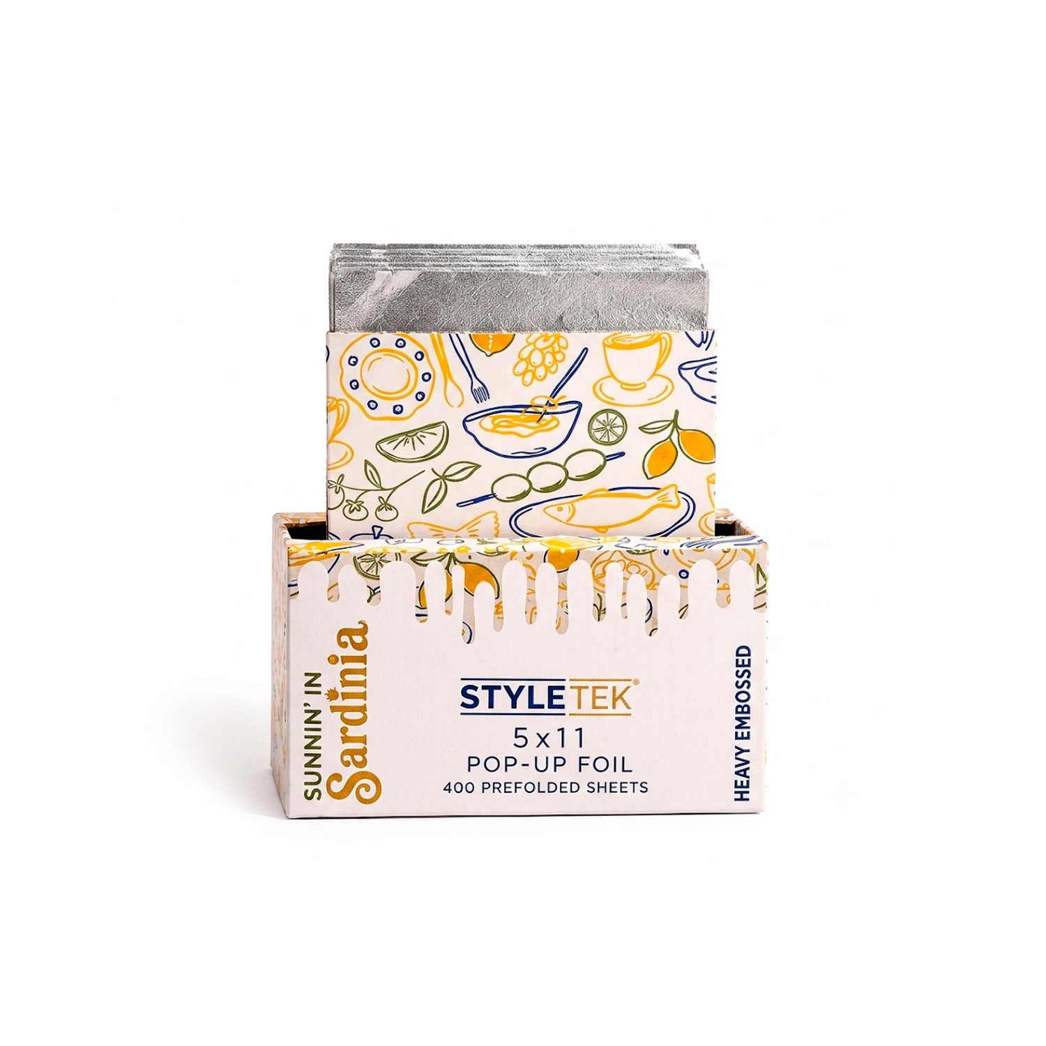 Styletek Summer in Sardinia 5 x 11 Pop Up Foil Heavy Embossed