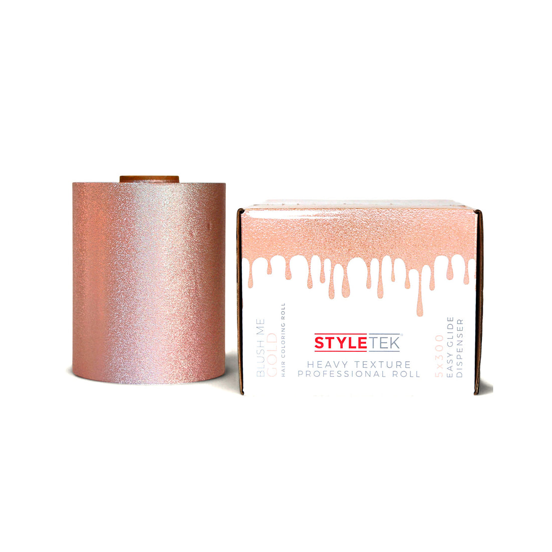 Styletek - Embossed Rolls Blush Me Gold