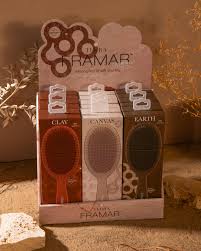 Framar Terra Series - 9pc Detangle Brush Display