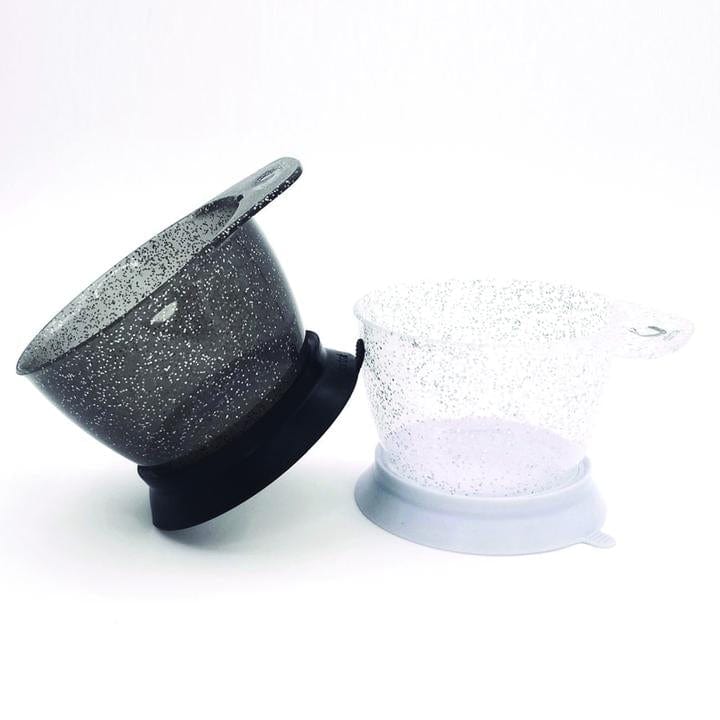 ColorTrak 2 pc Galaxy Glitter Color Bowls with Suction Rings