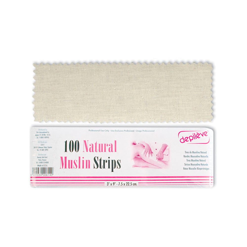 Depileve Natural Muslin Wax Strips