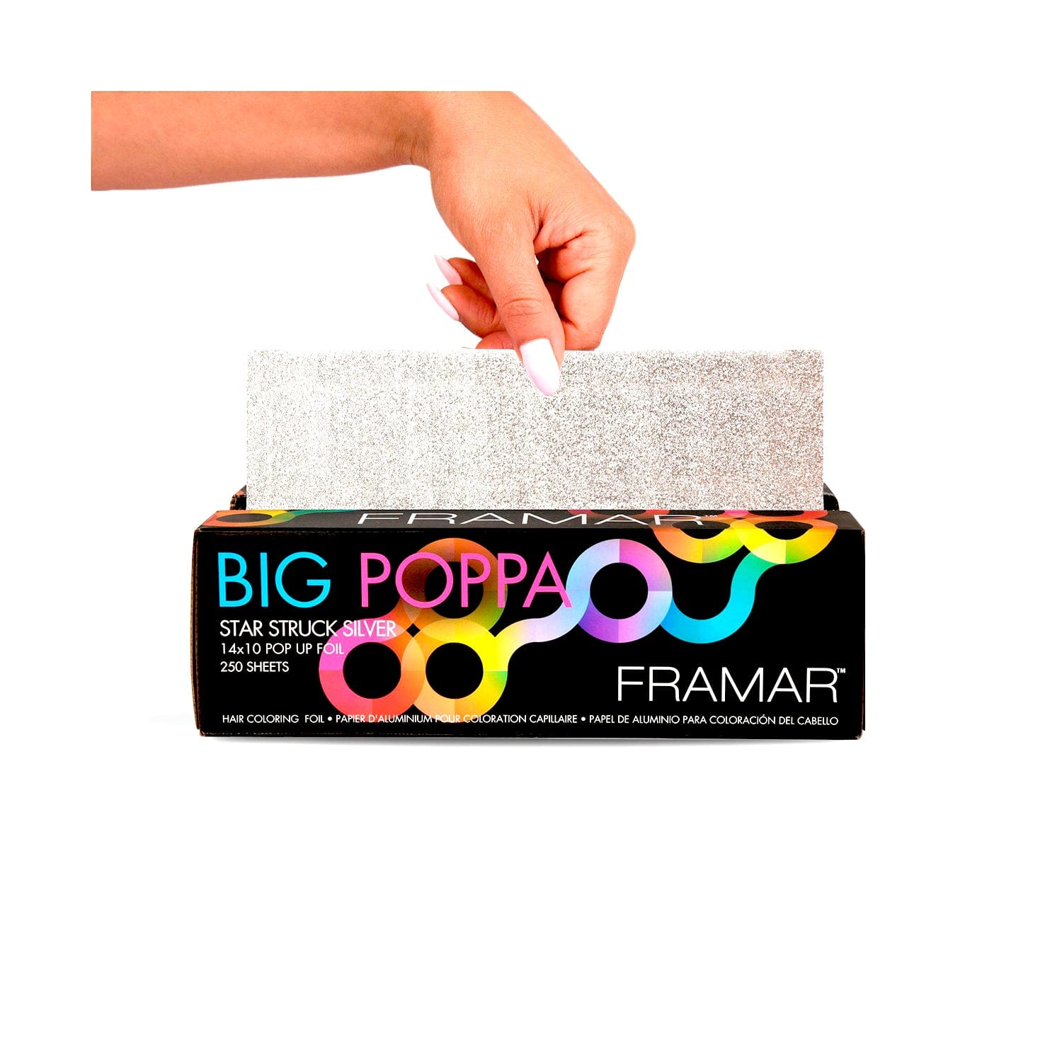 Framar 10x14 Big Poppa Pop Ups Star Struck Silver 250 Sheets