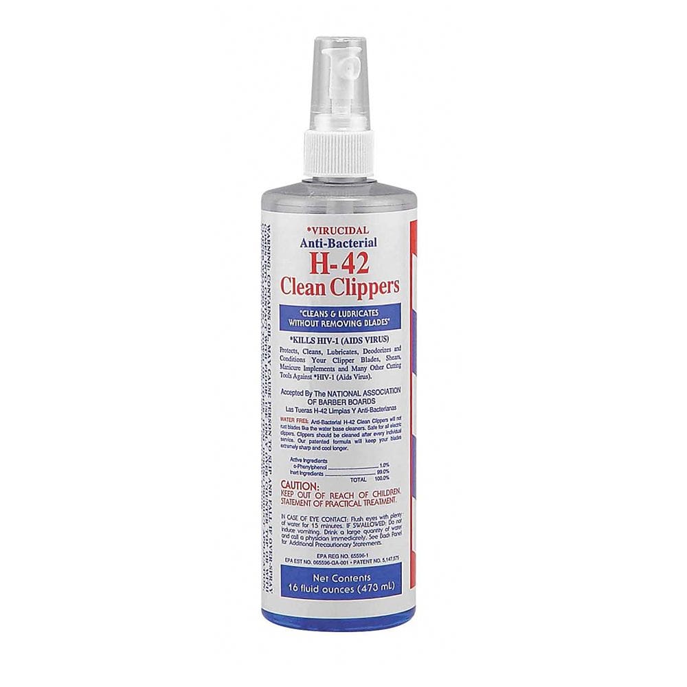 H-42 VIRUCIDAL ANTI-BACTERIAL CLEAN CLIPPERS® 8 OZ PUMP SPRAY
