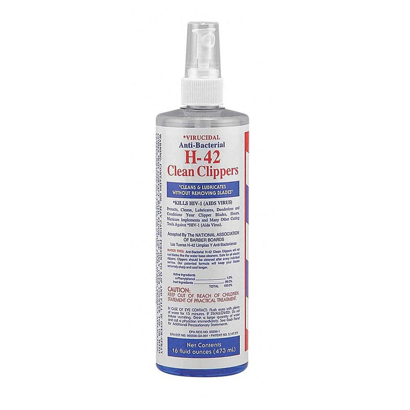 H-42 VIRUCIDAL ANTI-BACTERIAL CLEAN CLIPPERS® 8 OZ PUMP SPRAY
