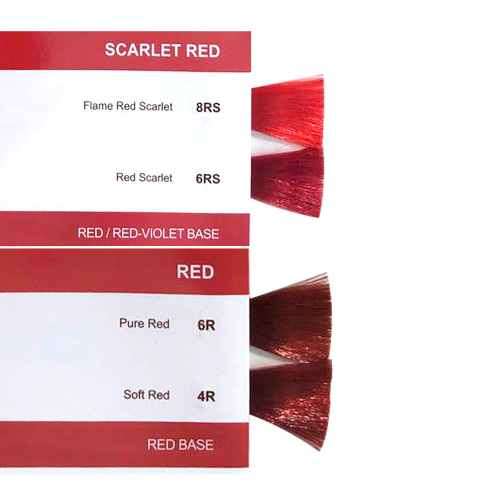 Matrix Red Hair Color Chart
