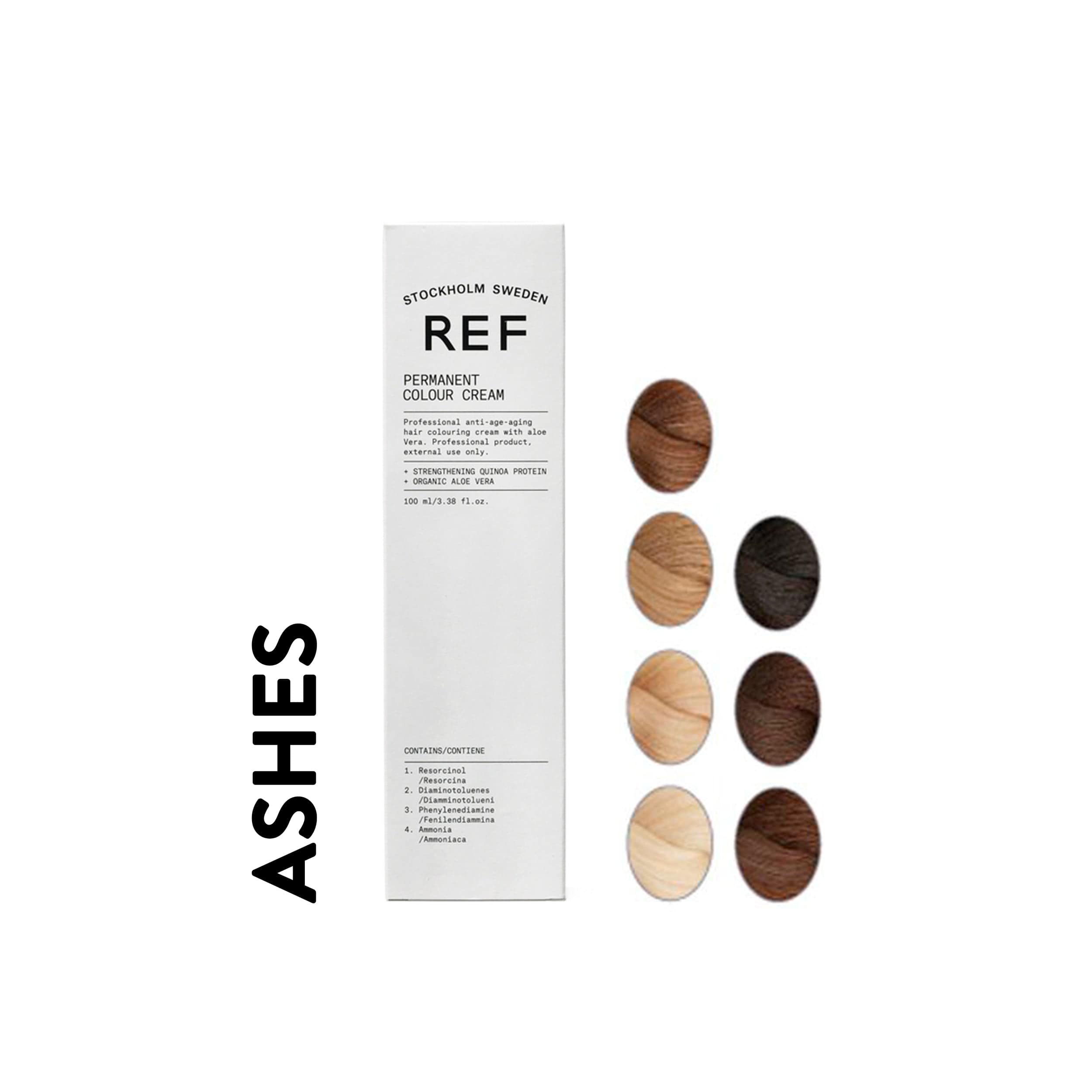 REF Permanent Hair Color, Ashes