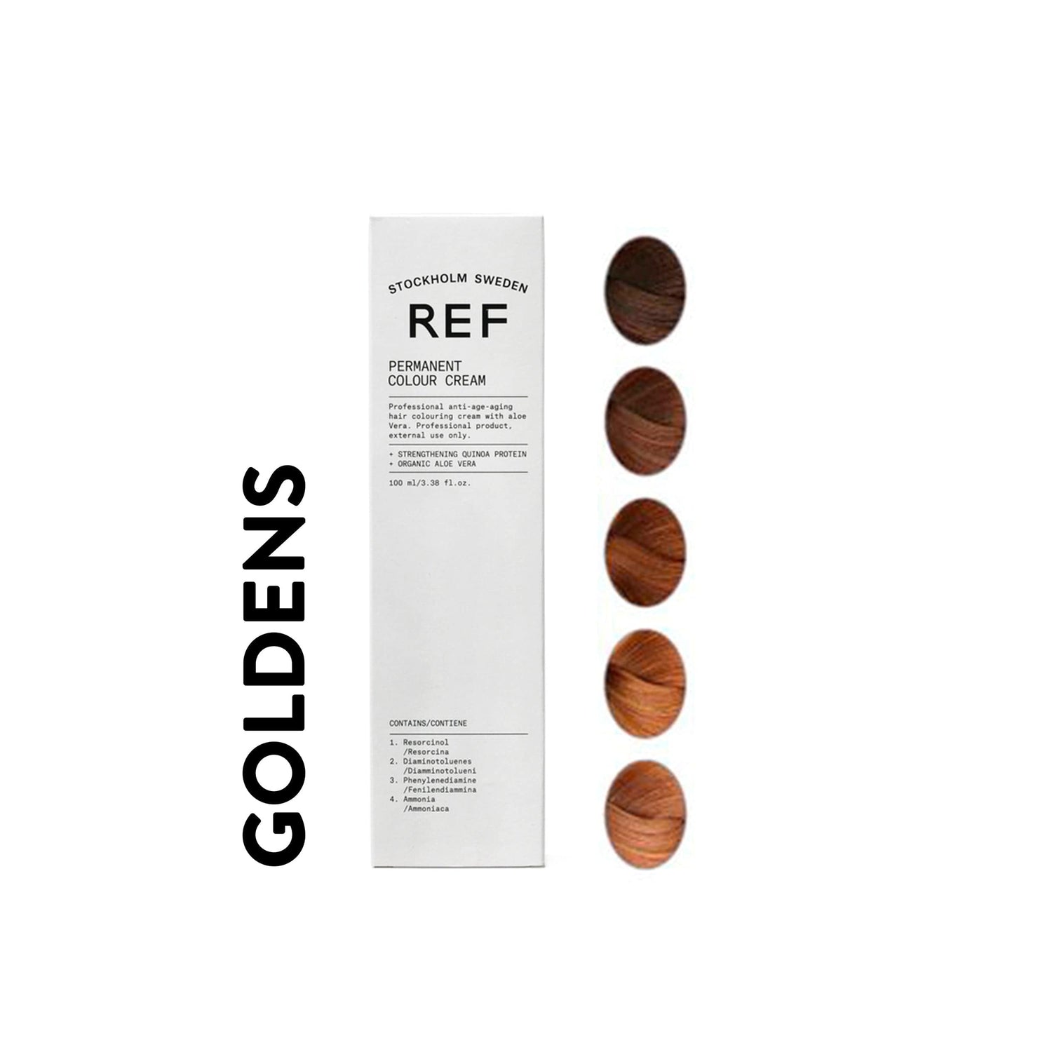 REF Permanent Hair Color Goldens