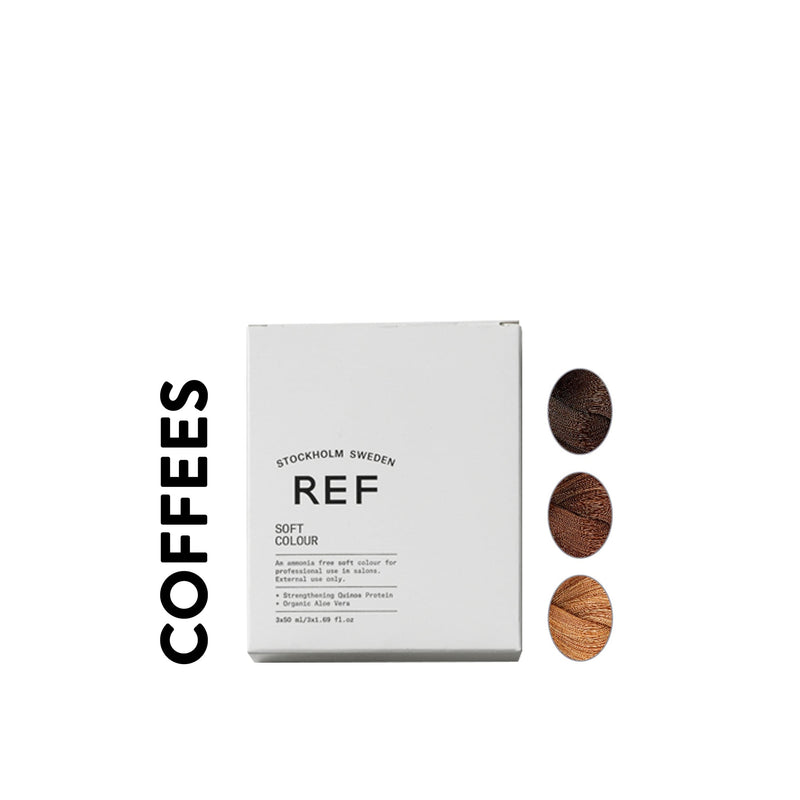 REF Soft Hair Color Toner, Coffees
