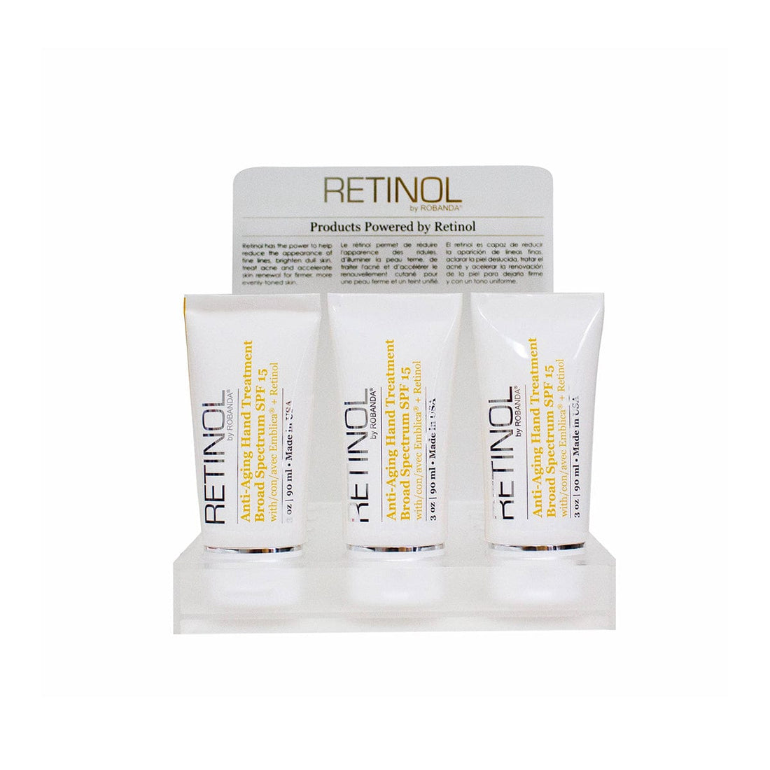 Retinol Anti-Aging Hand Treatment SPF15 Display (14 + 1 and Display)