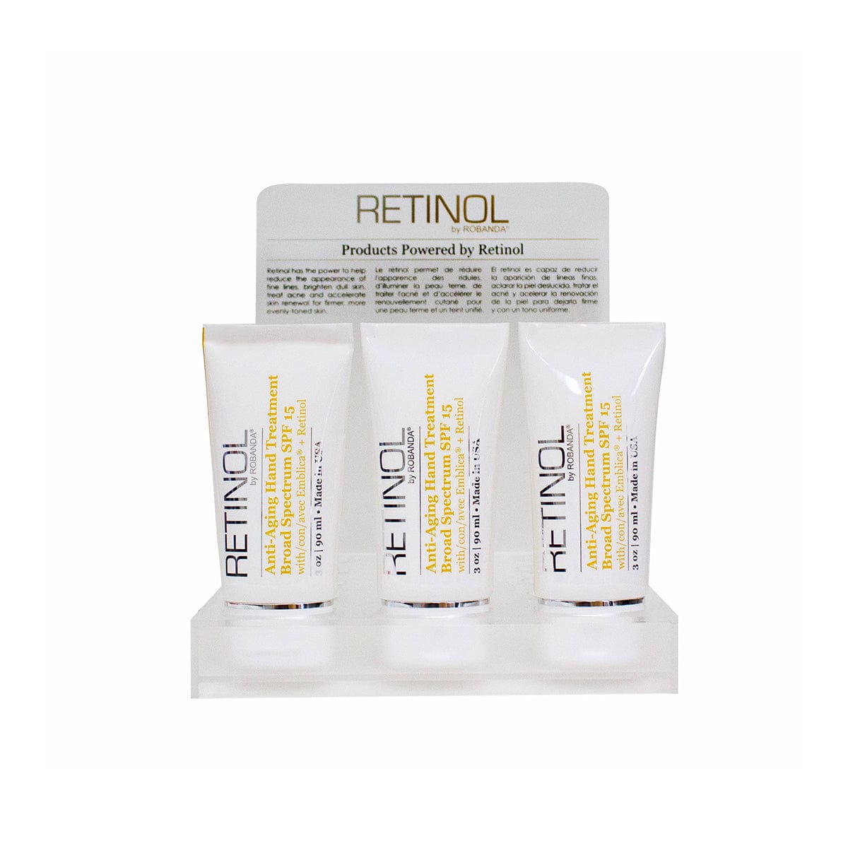 Retinol Anti-Aging Hand Treatment SPF15 Display (14 + 1 and Display)