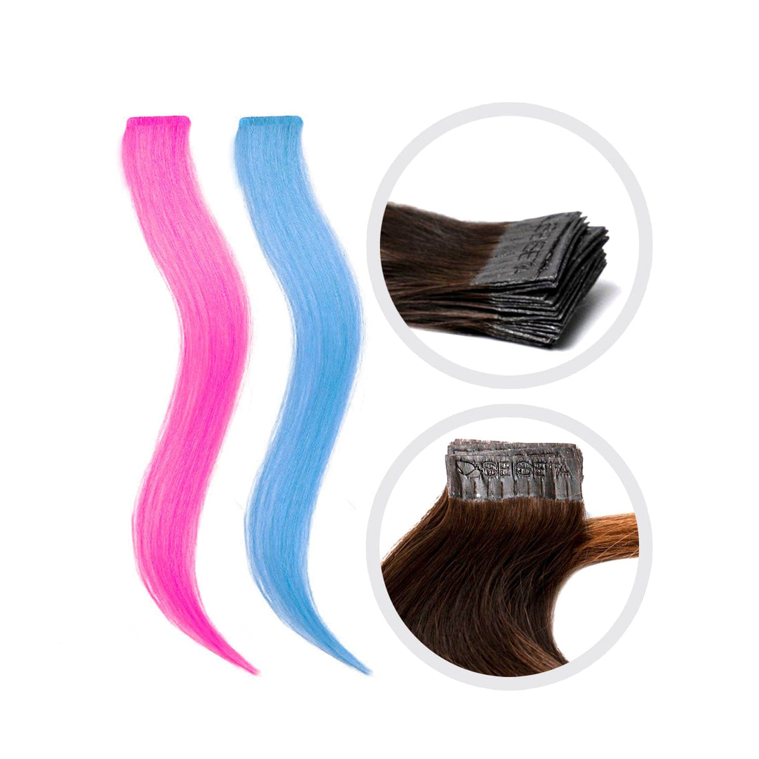 Seiseta Tape-In Hair Crazy Colors Extensions
