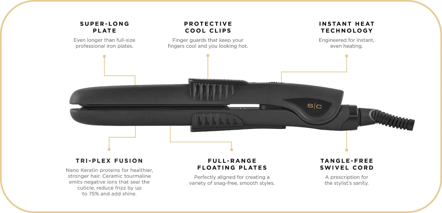 Stylecraft Schmedium Palm Pofessional Iron (White Available)