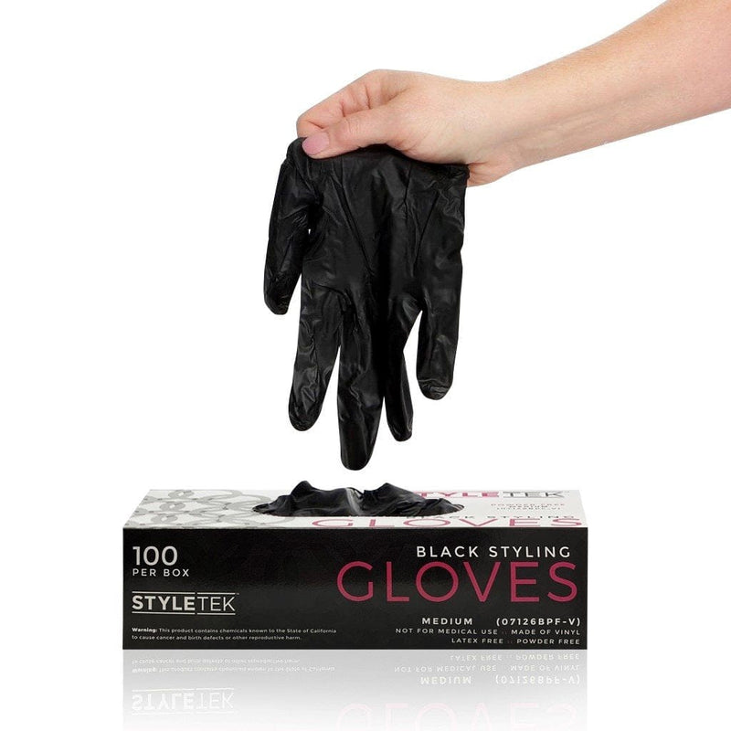 Styletek Deluxe Touch Coloring Gloves Black