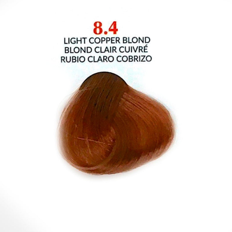 Thrix 10 Min Express Hair Color COPPER Orange Base 8.4 Light Copper Blond