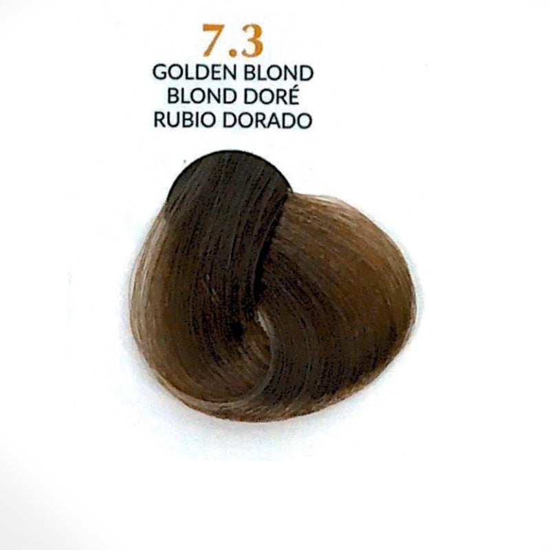 Thrix 10 Min Express Hair Color GOLDEN Yellow Natural Base 7.3 Golden Blond