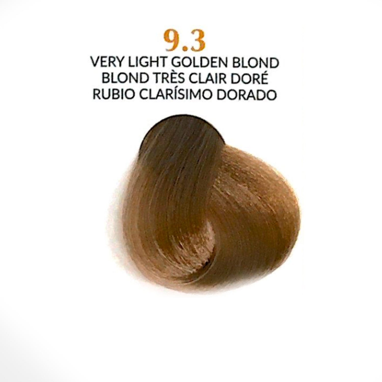 Thrix 10 Min Express Hair Color GOLDEN Yellow Natural Base 9.3 Very Light Golden Blond