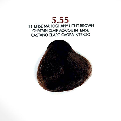 Thrix 10 Min Express Hair Color MAHOGANY Red Violet Base 5.55 Intense Mahoghany Light_Brown